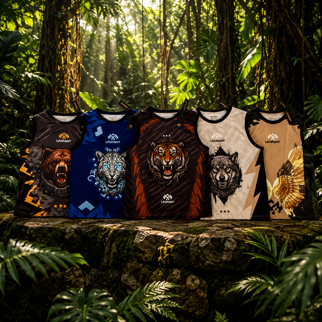 LEOPANT APEX SLEEVELESS SHIRTS