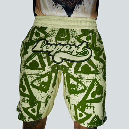 Leopant Breeze Training Shorts Sand Green