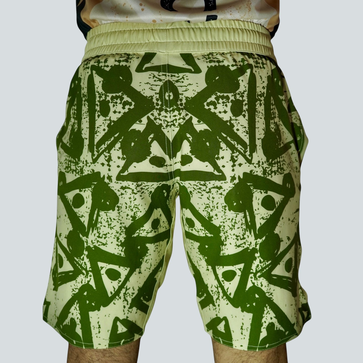 Leopant Breeze Training Shorts Sand Green