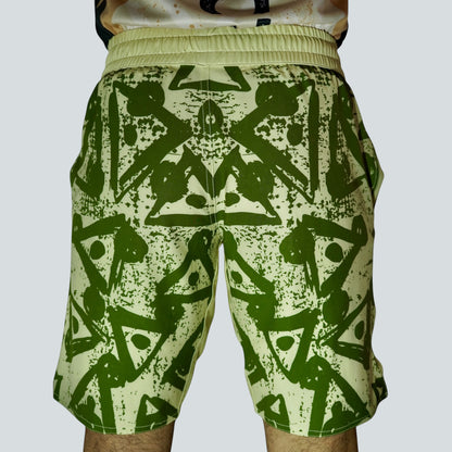 Leopant Breeze Training Shorts Sand Green