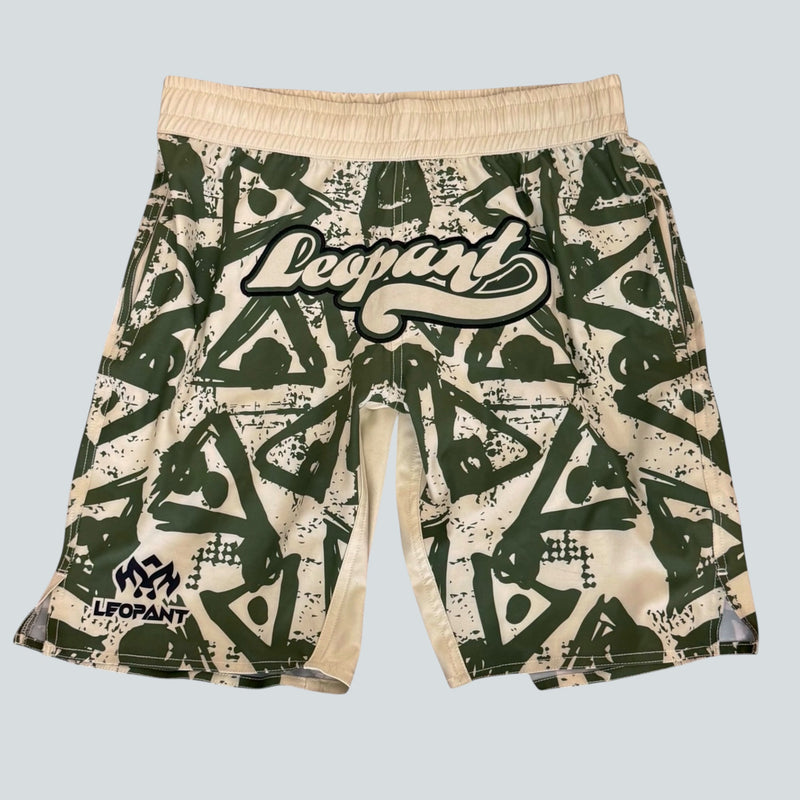 Leopant Breeze Training Shorts Sand Green